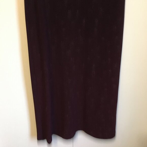 Long Dark Burgundy Fireworks Evening Maxi Dress - Picture 8 of 16